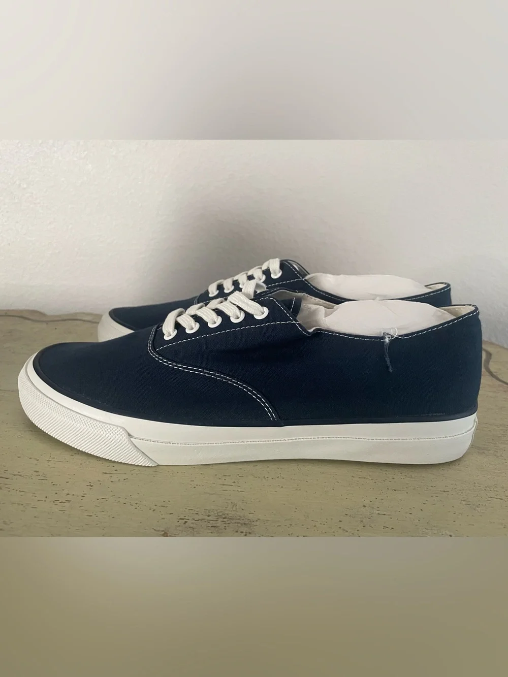 Sperry® CVO reissue deck sneakers in Navy Size 8 1/2 M NWOB $90 CT126